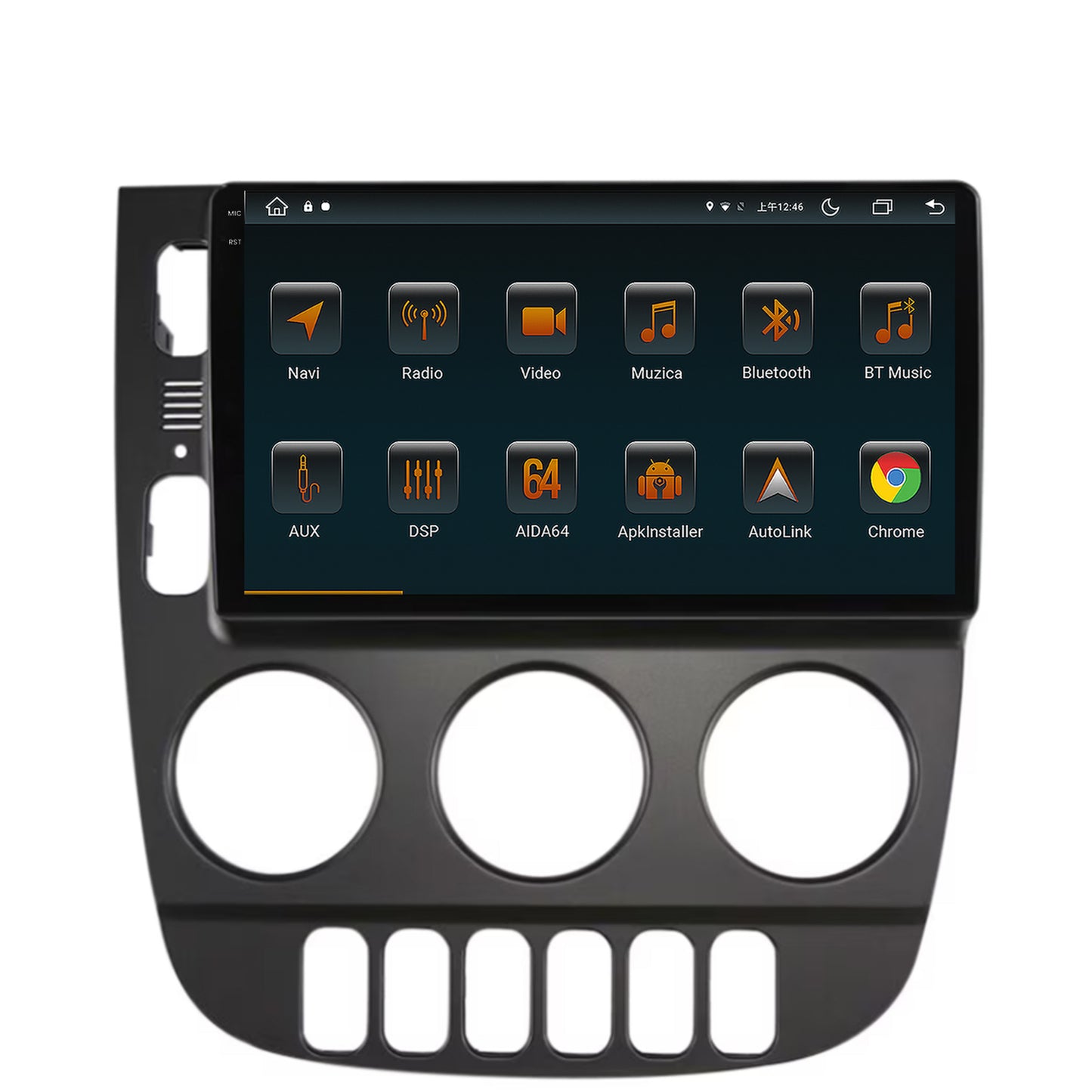 Navigatie Mercedes Benz ML W163 (1998-2005), Android, V-Octacore / 4GB RAM + 64GB ROM, 9.5 Inch - AD-BGV9004+AD-BGRKIT405V3
