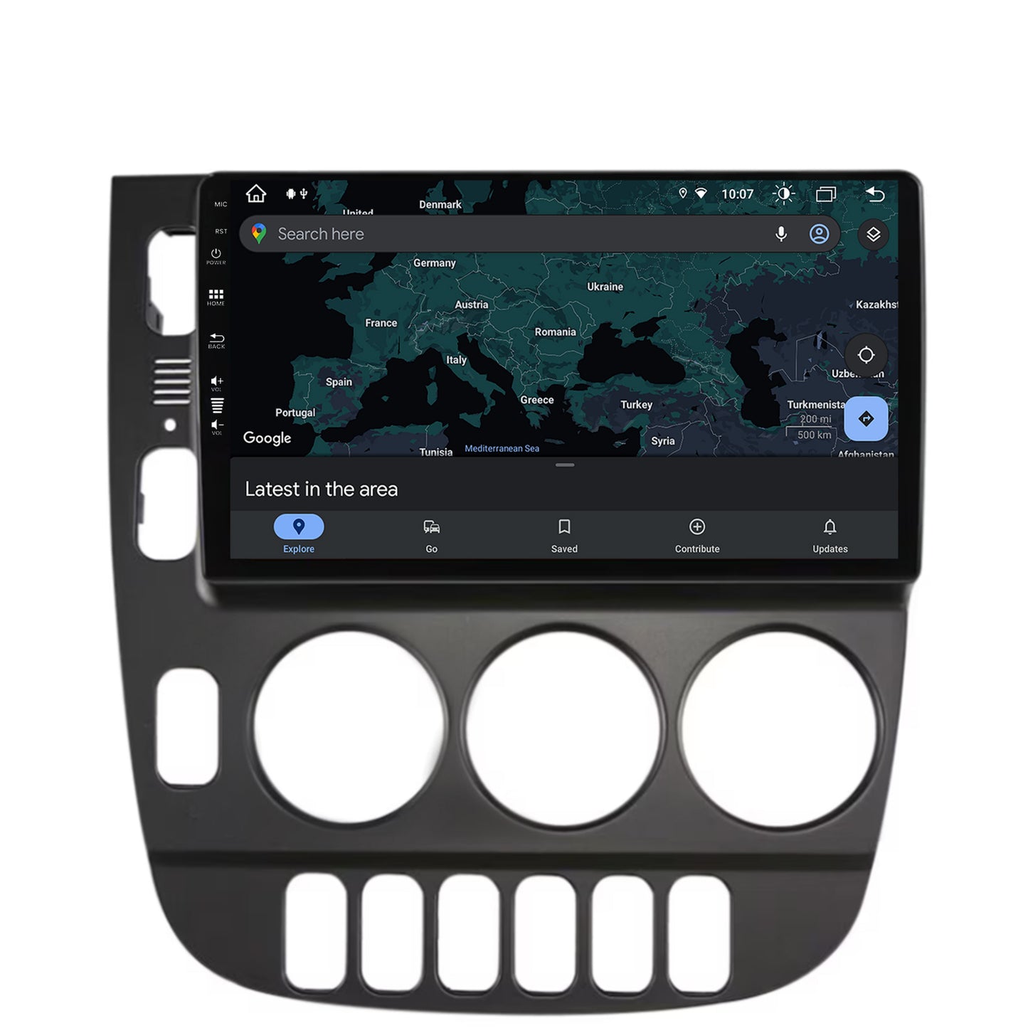 Navigatie Mercedes Benz ML W163 (1998-2005), Android, Z-Octacore / 8GB RAM + 256GB ROM, 9 Inch - AD-BGZ9008+AD-BGRKIT405V2