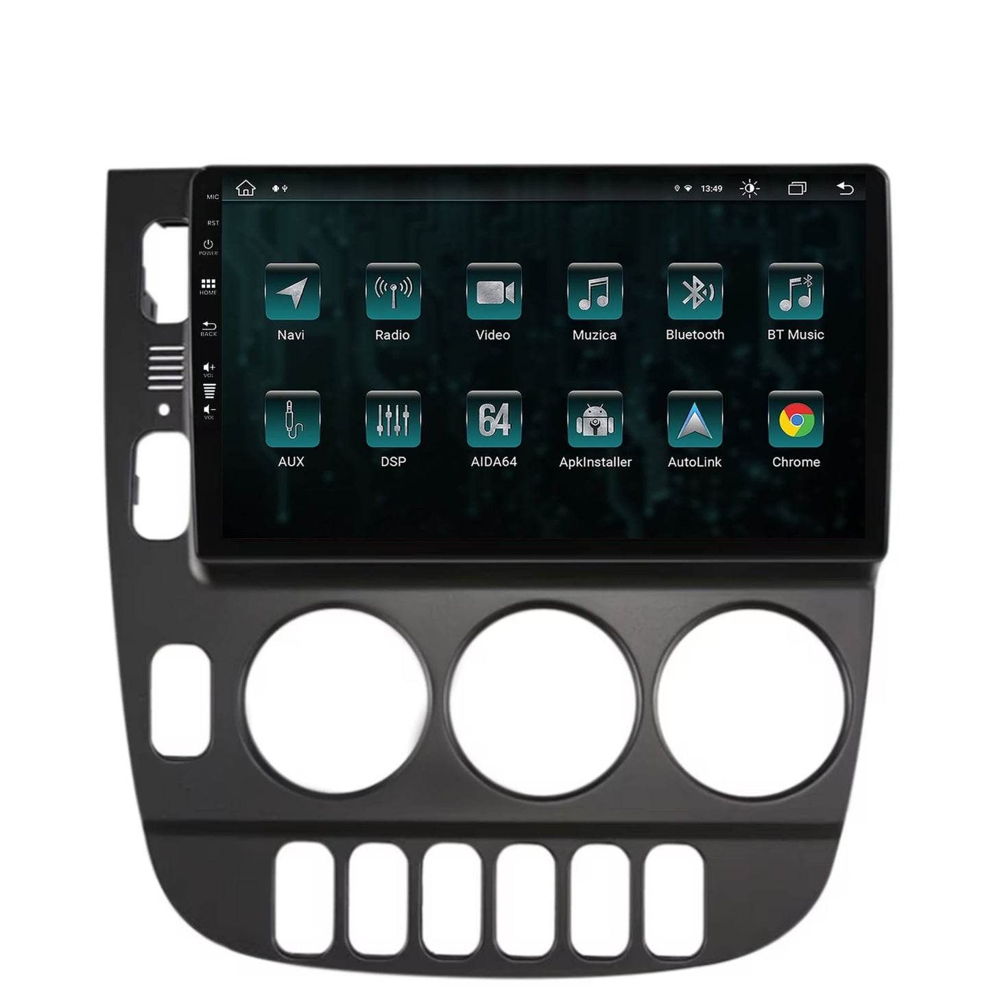 Navigatie Mercedes Benz ML W163 (1998-2005), Android, Z-Octacore / 8GB RAM + 256GB ROM, 9 Inch - AD-BGZ9008+AD-BGRKIT405V2