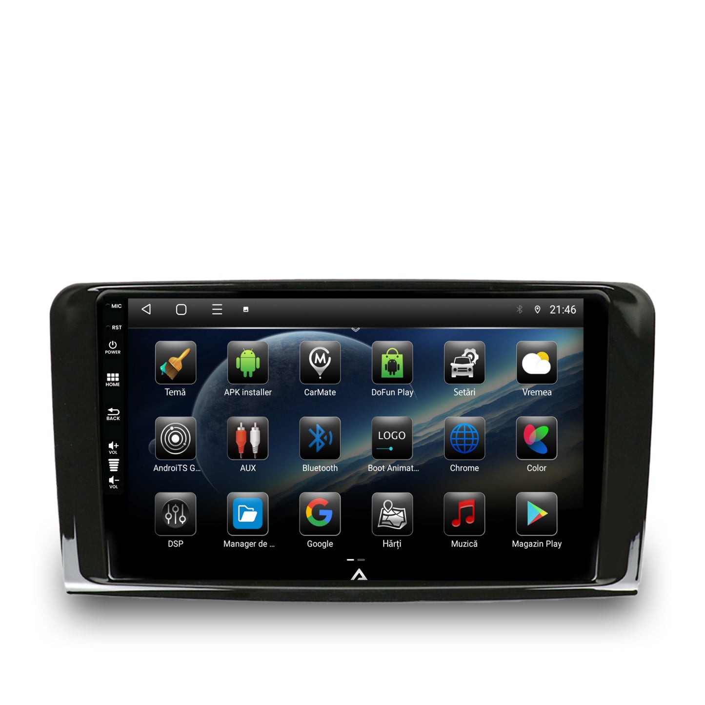 Navigatie Mercedes Benz ML W164 / GL X164, Android, P-Octacore / 2GB RAM + 32GB ROM, 9 Inch - AD-BGP9002+AD-BGRKIT405
