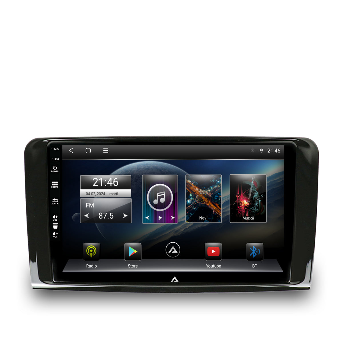 Navigatie Mercedes Benz ML W164 / GL X164, Android, P-Octacore / 2GB RAM + 32GB ROM, 9 Inch - AD-BGP9002+AD-BGRKIT405