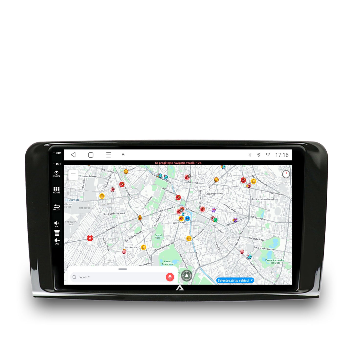 Navigatie Mercedes Benz ML W164 / GL X164, Android, P-Octacore / 2GB RAM + 32GB ROM, 9 Inch - AD-BGP9002+AD-BGRKIT405