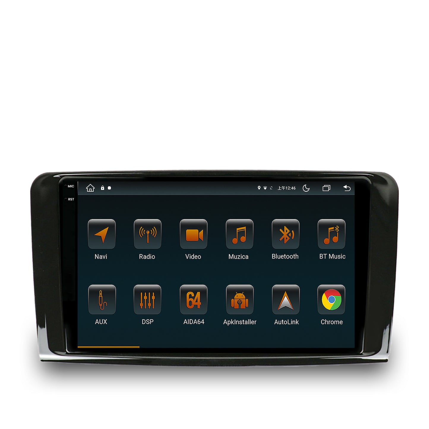 Navigatie Mercedes Benz ML W164 / GL X164, Android, V-Octacore / 4GB RAM + 64GB ROM, 9.5 Inch - AD-BGV9004+AD-BGRKIT405