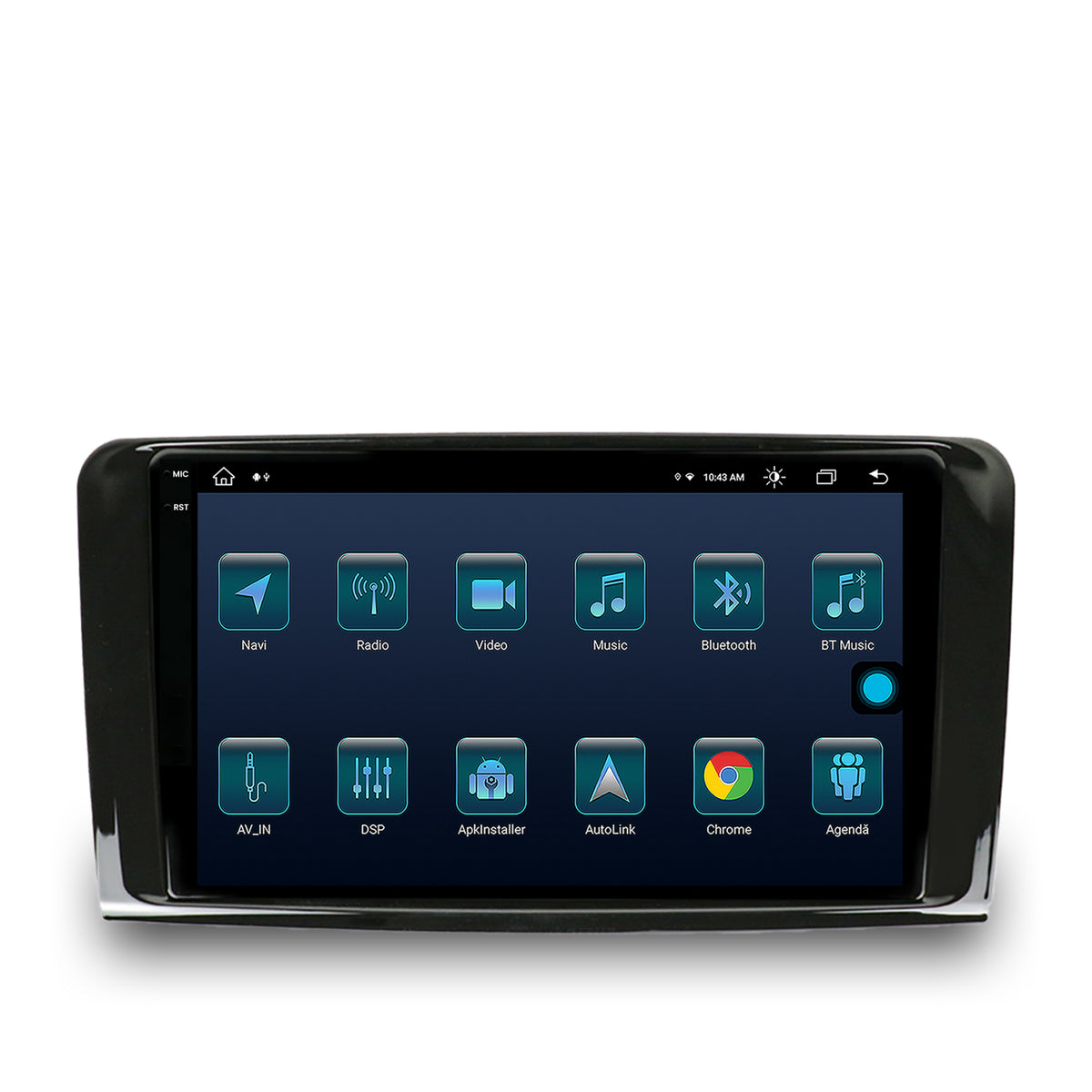 Navigatie Mercedes Benz ML W164 / GL X164, Android, X-Octacore / 8GB RAM + 256GB ROM, 9.5 Inch - AD-BGX9008+AD-BGRKIT405