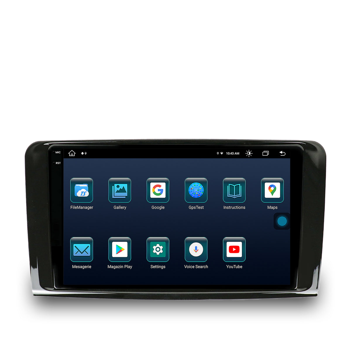 Navigatie Mercedes Benz ML W164 / GL X164, Android, X-Octacore / 8GB RAM + 256GB ROM, 9.5 Inch - AD-BGX9008+AD-BGRKIT405