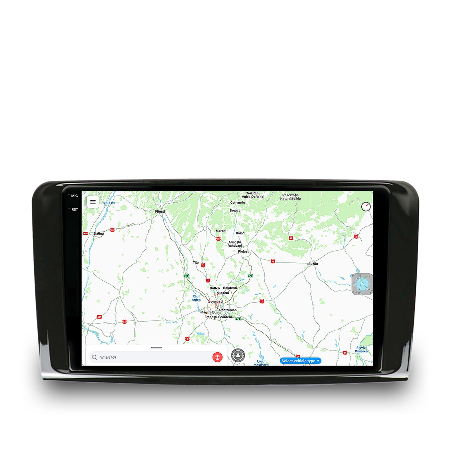 Navigatie Mercedes Benz ML W164 / GL X164, Android, X-Octacore / 8GB RAM + 256GB ROM, 9.5 Inch - AD-BGX9008+AD-BGRKIT405
