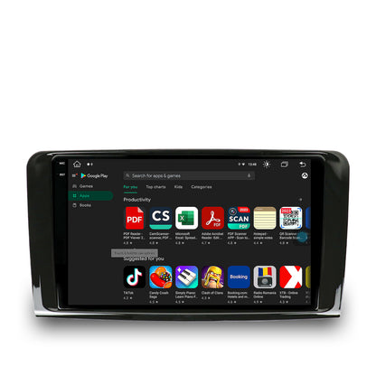 Navigatie Mercedes Benz ML W164 / GL X164, Android, X-Octacore / 8GB RAM + 256GB ROM, 9.5 Inch - AD-BGX9008+AD-BGRKIT405