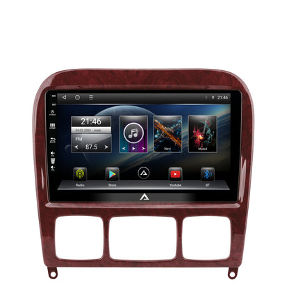 Navigatie Mercedes Benz S-Class (1998-2005), Android, P-Octacore / 2GB RAM + 32GB ROM, 9 Inch - AD-BGP9002+AD-BGRKIT408