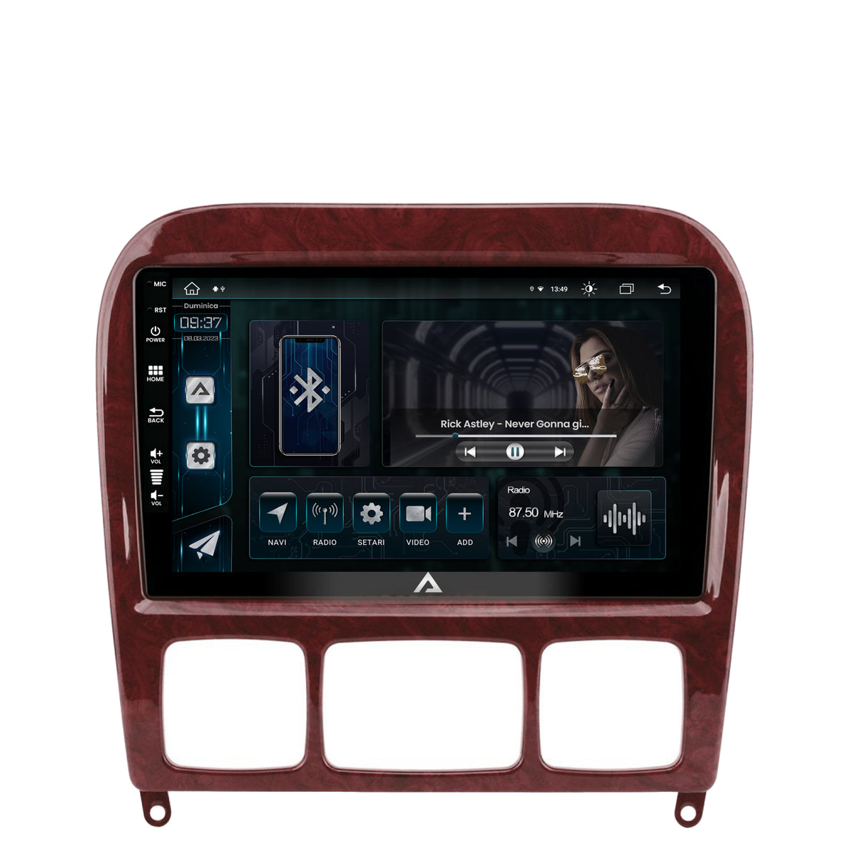 Navigatie Mercedes Benz S-Class (1998-2005), Android, Z-Octacore / 8GB RAM + 256GB ROM, 9 Inch - AD-BGZ9008+AD-BGRKIT408