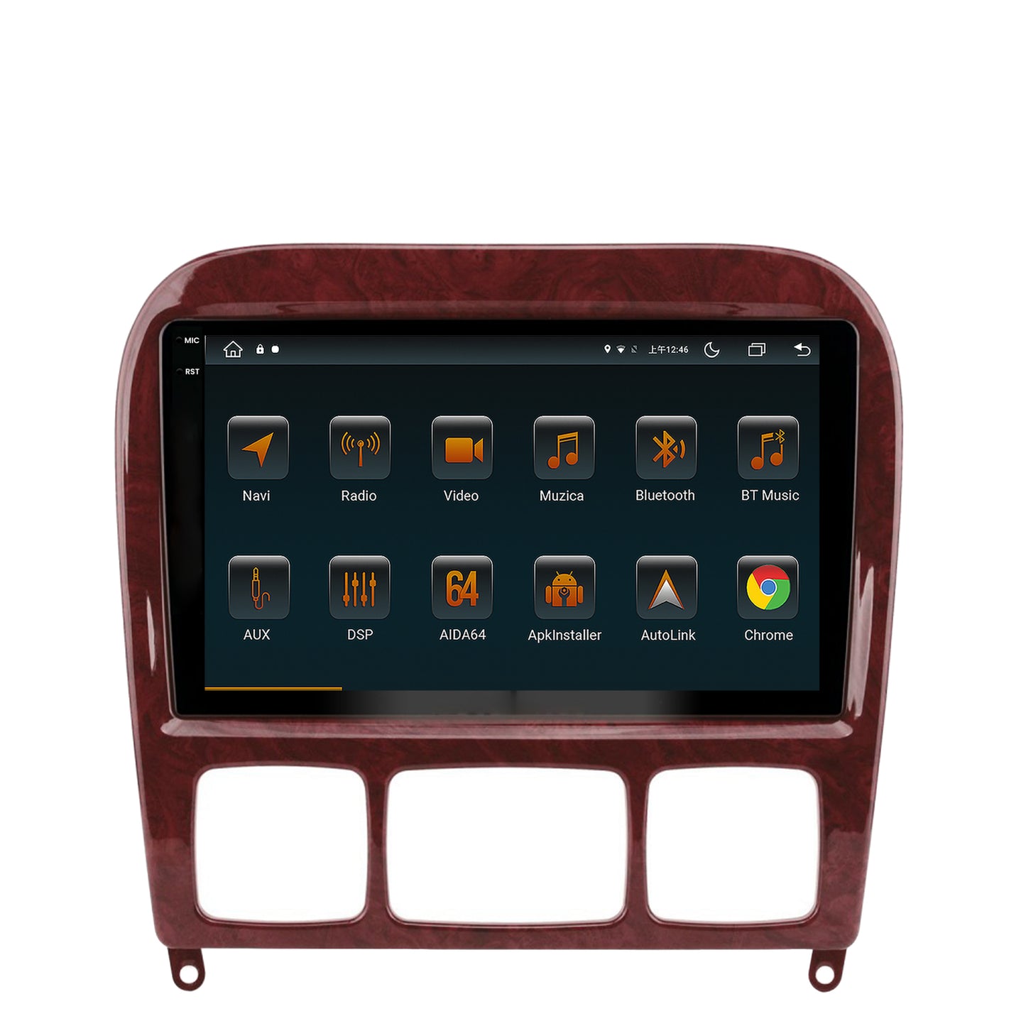 Navigatie Mercedes Benz S-Class (1998-2005), Android, V-Octacore / 4GB RAM + 64GB ROM, 9.5 Inch - AD-BGV9004+AD-BGRKIT408