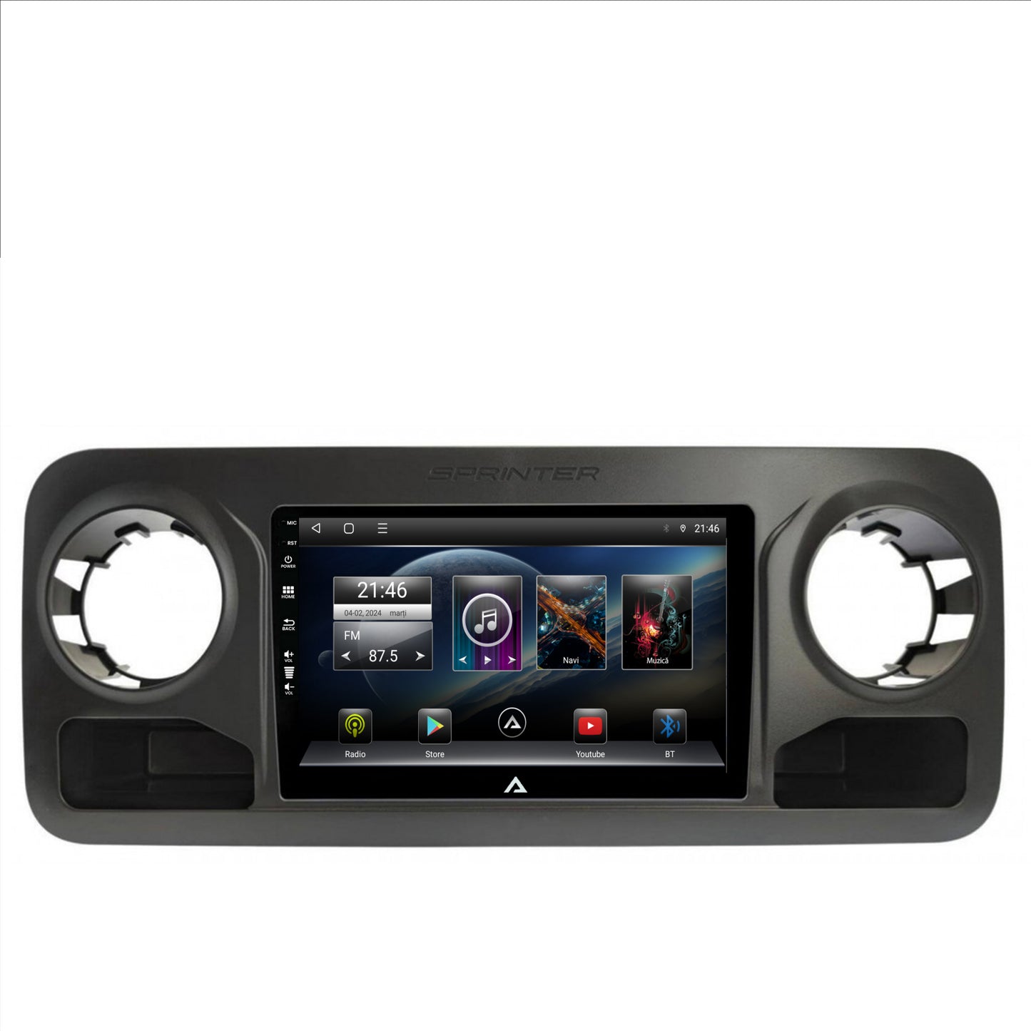 Navigatie Mercedes Benz Sprinter, Android, E-Octacore / 2GB RAM + 32GB ROM, 10.1 Inch - AD-BGE10002+AD-BGRKIT407V2
