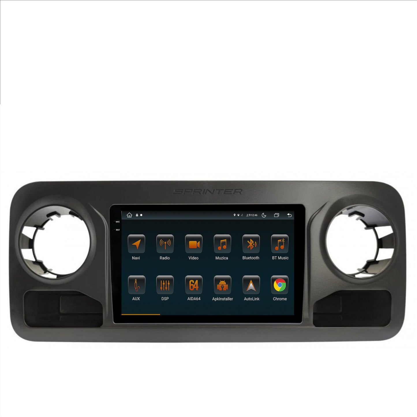 Navigatie Mercedes Benz Sprinter (2018+), Android, V-Octacore / 4GB RAM + 64GB ROM, 10.36 Inch - AD-BGV10004+AD-BGRKIT407V2