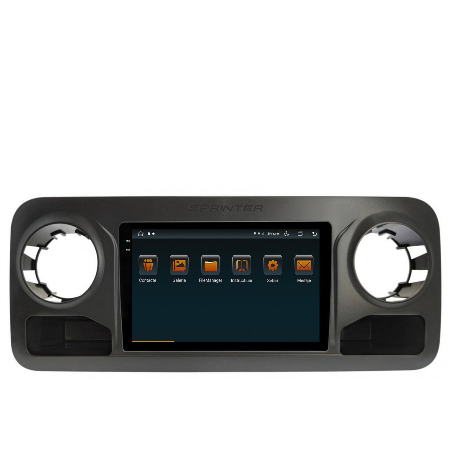 Navigatie Mercedes Benz Sprinter (2018+), Android, V-Octacore / 4GB RAM + 64GB ROM, 10.36 Inch - AD-BGV10004+AD-BGRKIT407V2