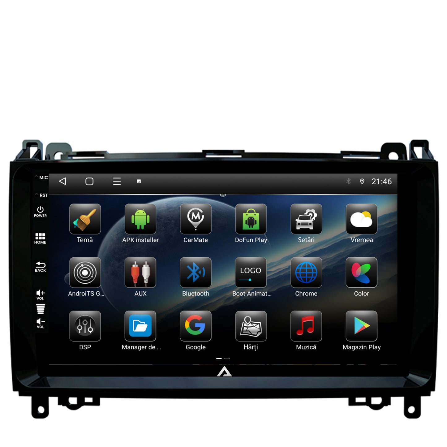 Navigatie Mercedes Benz Sprinter, Viano, Vito, A/B Class, Crafter, Android, E-Octacore / 2GB RAM + 32GB ROM, 9 Inch - AD-BGE9002+AD-BGRKIT407