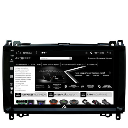 Navigatie Mercedes Benz Sprinter, Viano, Vito, A/B Class, Crafter, Android, A-Octacore / 4GB RAM + 64GB ROM, 9 Inch - AD-BGA9004+AD-BGRKIT407