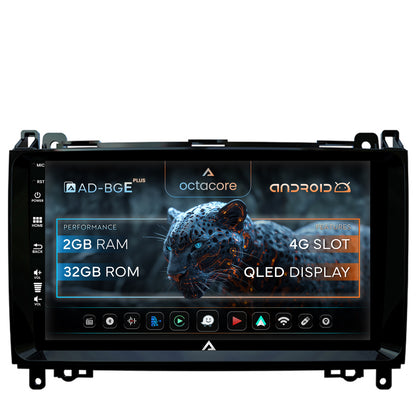 Navigatie Mercedes Benz Sprinter, Viano, Vito, A/B Class, Crafter, Android, E-Octacore / 2GB RAM + 32GB ROM, 9 Inch - AD-BGE9002+AD-BGRKIT407