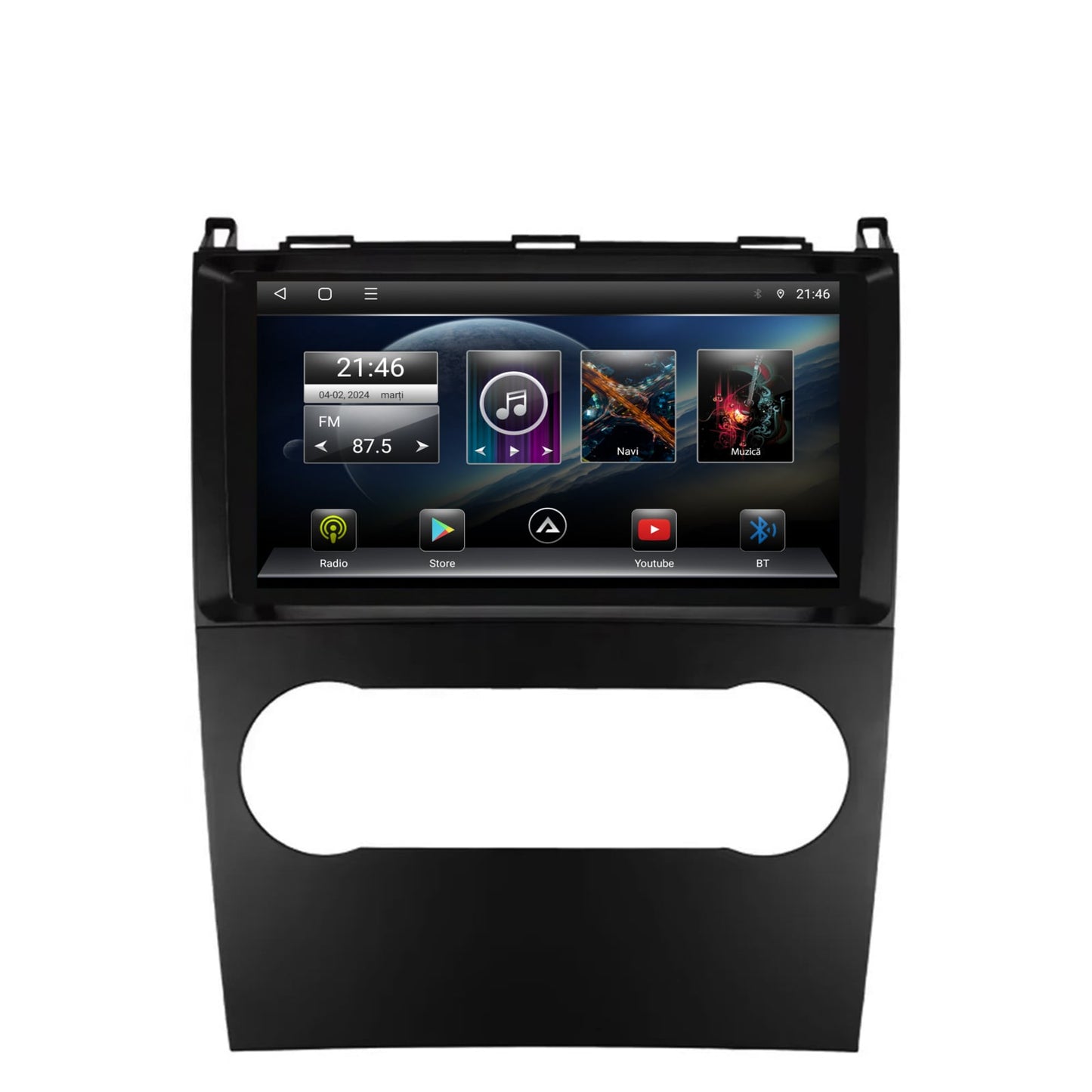 Navigatie Mercedes Benz A/B Class (2004-2011), Android, E-Octacore / 2GB RAM + 32GB ROM, 9 Inch - AD-BGE9002+AD-BGRKIT420