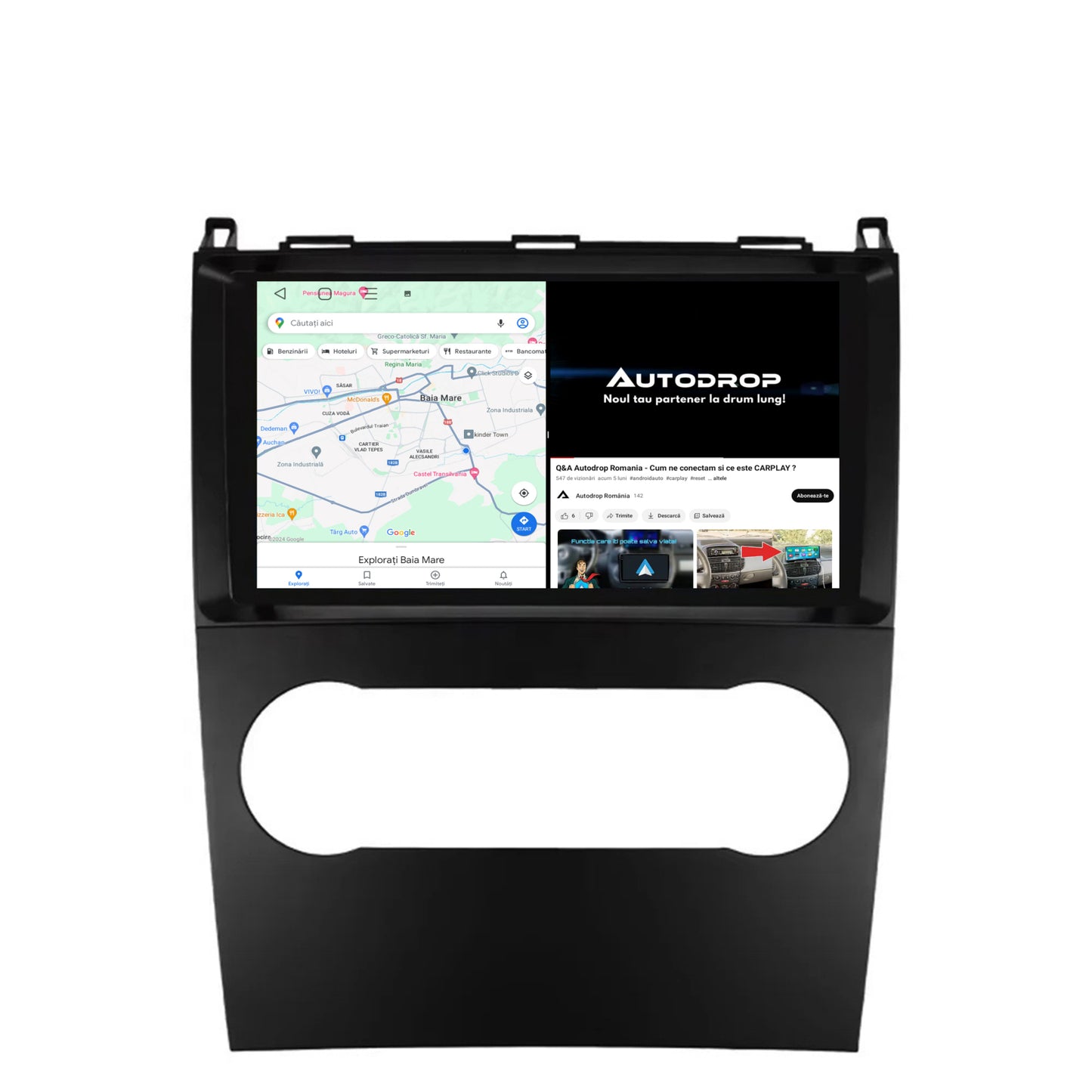 Navigatie Mercedes Benz A/B Class (2004-2011), Android, P-Octacore / 2GB RAM + 32GB ROM, 9 Inch - AD-BGP9002+AD-BGRKIT420