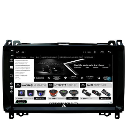 Navigatie Mercedes Benz Sprinter, Viano, Vito, A/B Class, Crafter, Android, Z-Octacore / 8GB RAM + 256GB ROM, 9 Inch - AD-BGZ9008+AD-BGRKIT407
