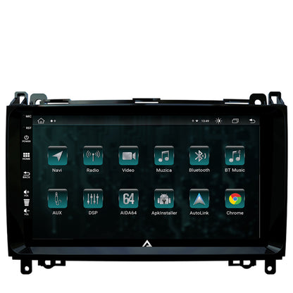 Navigatie Mercedes Benz Sprinter, Viano, Vito, A/B Class, Crafter, Android, Z-Octacore / 8GB RAM + 256GB ROM, 9 Inch - AD-BGZ9008+AD-BGRKIT407