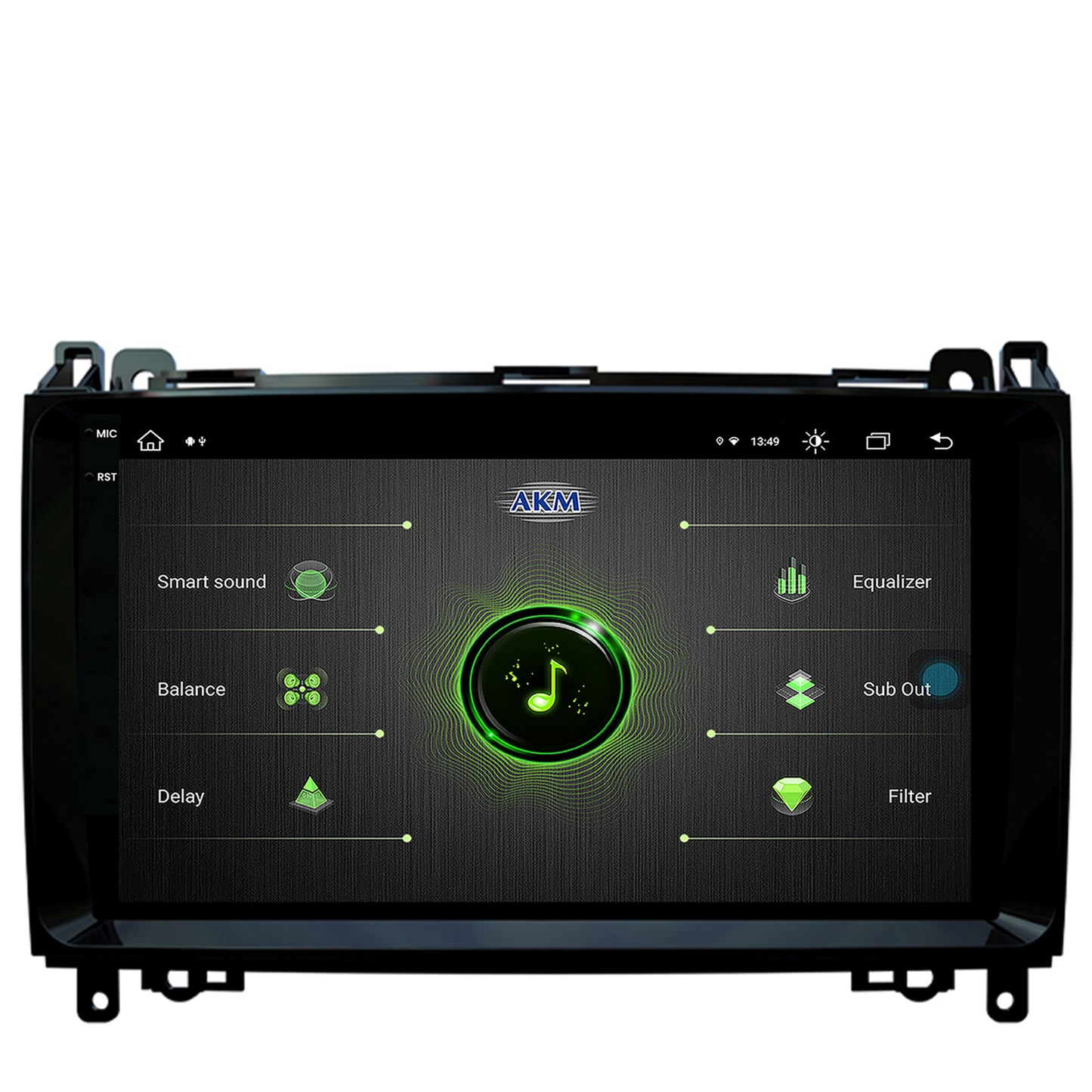 Navigatie Mercedes Benz Sprinter, Viano, Vito, A/B Class, Crafter, Android, V-Octacore / 4GB RAM + 64GB ROM, 9.5 Inch - AD-BGV9004+AD-BGRKIT407