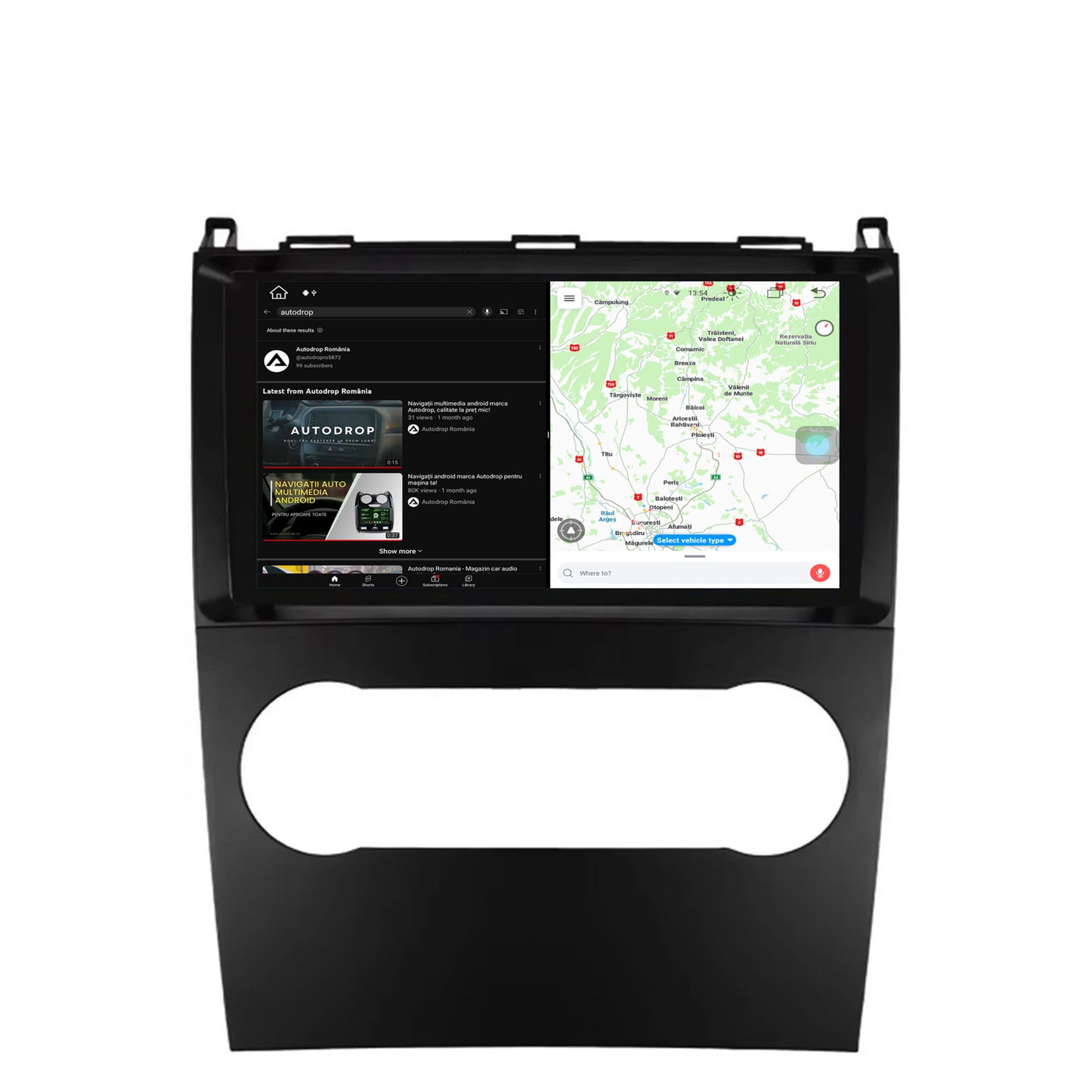 Navigatie Mercedes Benz A/B Class (2004-2011), Android, V-Octacore / 4GB RAM + 64GB ROM, 9.5 Inch - AD-BGV9004+AD-BGRKIT420