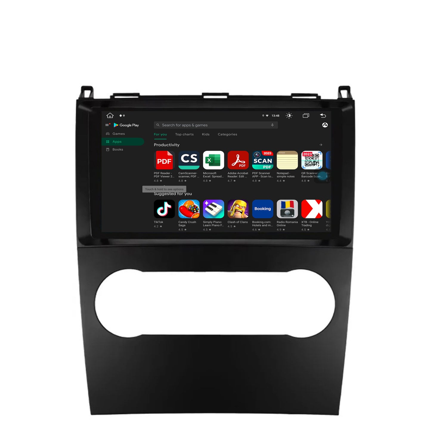 Navigatie Mercedes Benz A/B Class (2004-2011), Android, V-Octacore / 4GB RAM + 64GB ROM, 9.5 Inch - AD-BGV9004+AD-BGRKIT420