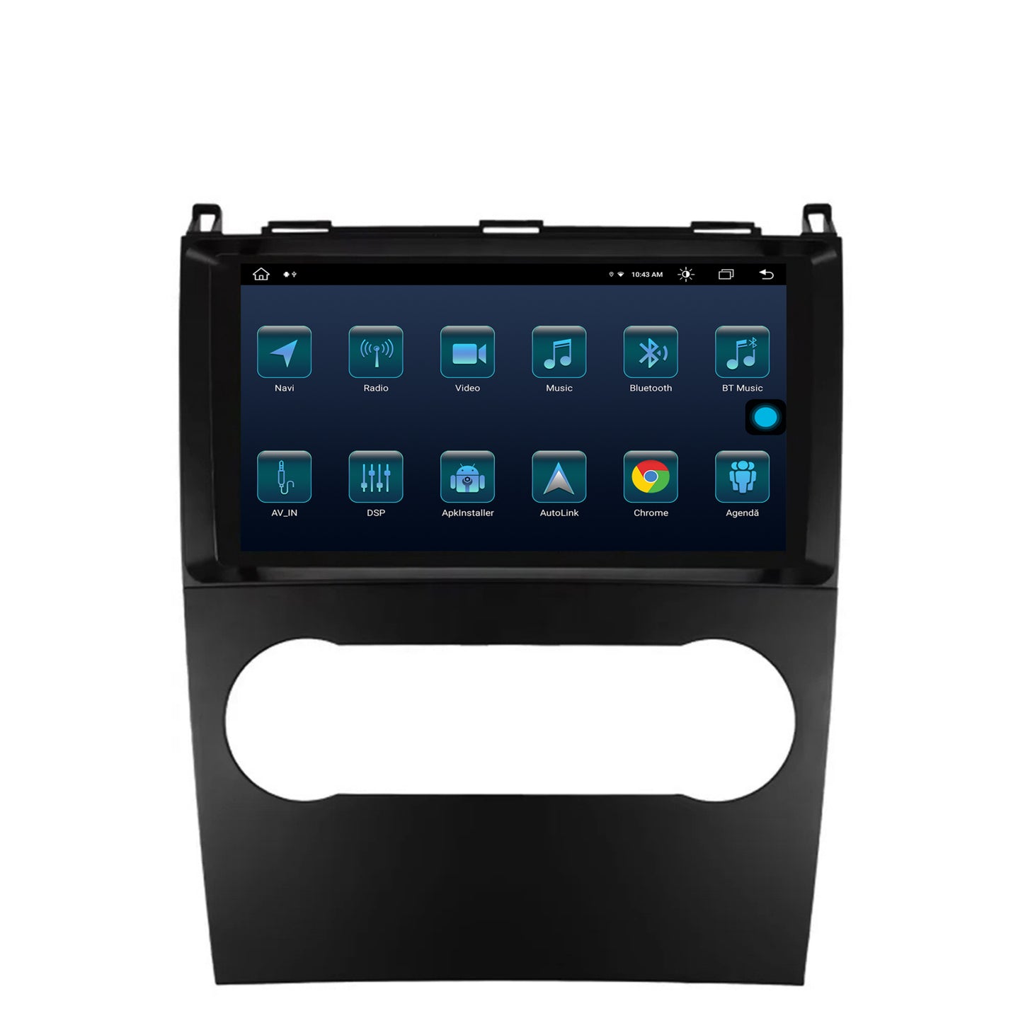 Navigatie Mercedes Benz A/B Class (2004-2011), Android, X-Octacore / 8GB RAM + 256GB ROM, 9.5 Inch - AD-BGX9008+AD-BGRKIT420