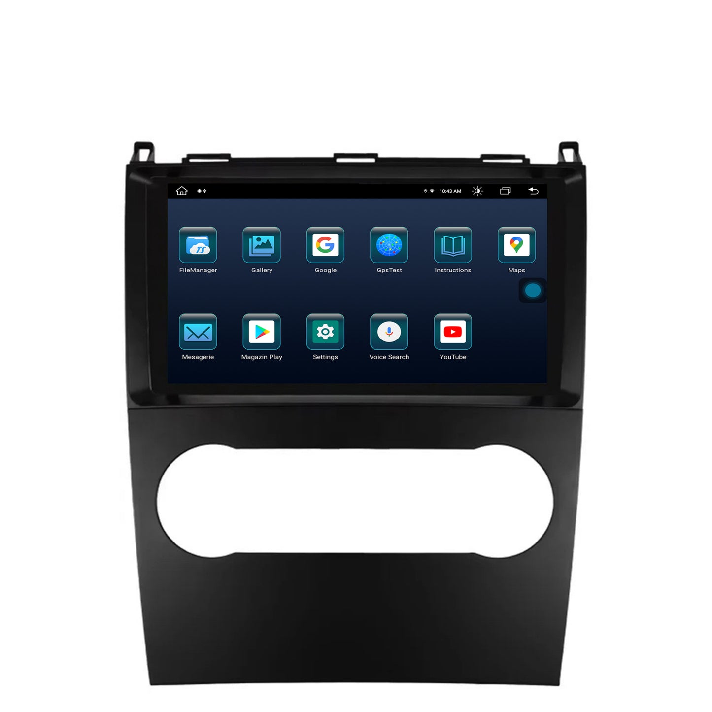 Navigatie Mercedes Benz A/B Class (2004-2011), Android, X-Octacore / 8GB RAM + 256GB ROM, 9.5 Inch - AD-BGX9008+AD-BGRKIT420
