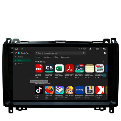 Navigatie Mercedes Benz Sprinter, Viano, Vito, A/B Class, Crafter, Android, X-Octacore / 8GB RAM + 256GB ROM, 9.5 Inch - AD-BGX9008+AD-BGRKIT407