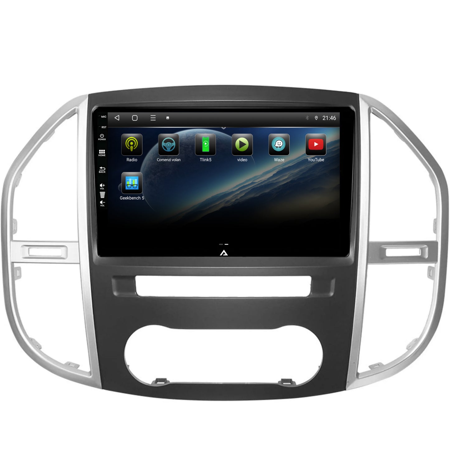 Navigatie Mercedes Benz Vito (2016+), Android, P-Octacore / 2GB RAM + 32GB ROM, 10.1 Inch - AD-BGP10002+AD-BGRKIT407v3