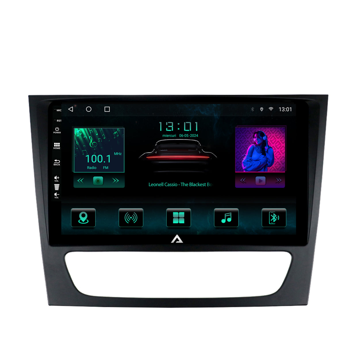 Navigatie Mercedes Benz W211/CLS, Android, A-Octacore / 4GB RAM + 64GB ROM, 9 Inch - AD-BGA9004+AD-BGRKIT415