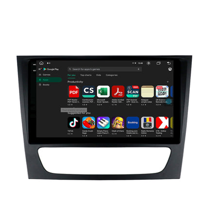 Navigatie Mercedes Benz W211/CLS, Android, V-Octacore / 4GB RAM + 64GB ROM, 9.5 Inch - AD-BGV9004+AD-BGRKIT415