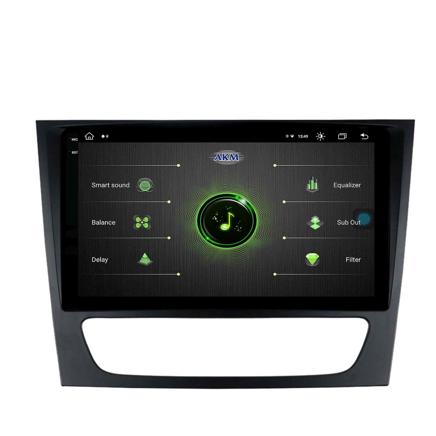 Navigatie Mercedes Benz W211/CLS, Android, X-Octacore / 8GB RAM + 256GB ROM, 9.5 Inch - AD-BGX9008+AD-BGRKIT415