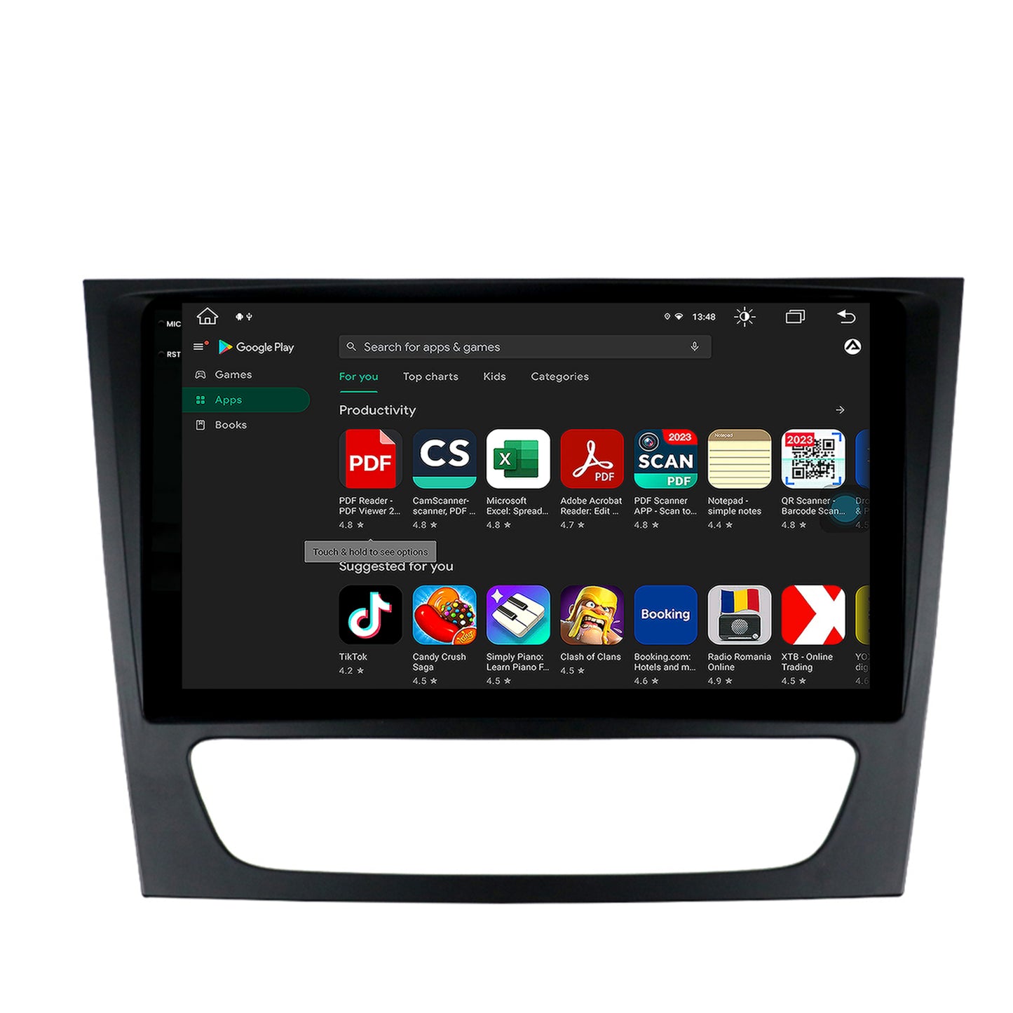 Navigatie Mercedes Benz W211/CLS, Android, X-Octacore / 8GB RAM + 256GB ROM, 9.5 Inch - AD-BGX9008+AD-BGRKIT415