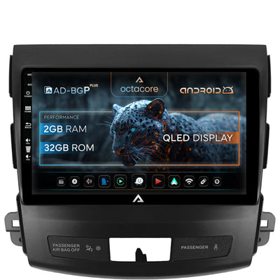 Navigatie Mitstubishi Outlander / Peugeot 4007 / Citroen C-Crosser, Android, P-Octacore / 2GB RAM + 32GB ROM, 9 Inch - AD-BGP9002+AD-BGRKIT276