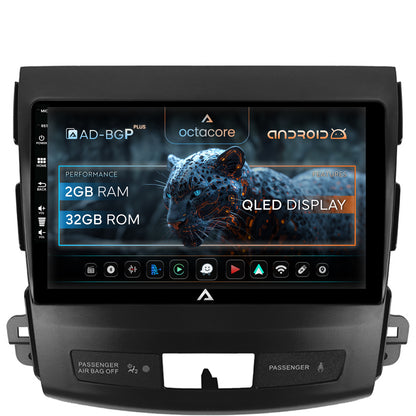 Navigatie Mitstubishi Outlander / Peugeot 4007 / Citroen C-Crosser, Android, P-Octacore / 2GB RAM + 32GB ROM, 9 Inch - AD-BGP9002+AD-BGRKIT276