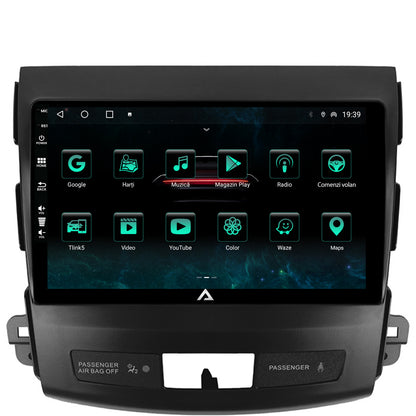 Navigatie Mitstubishi Outlander / Peugeot 4007 / Citroen C-Crosser, Android, A-Octacore / 4GB RAM + 64GB ROM, 9 Inch - AD-BGA9004+AD-BGRKIT276
