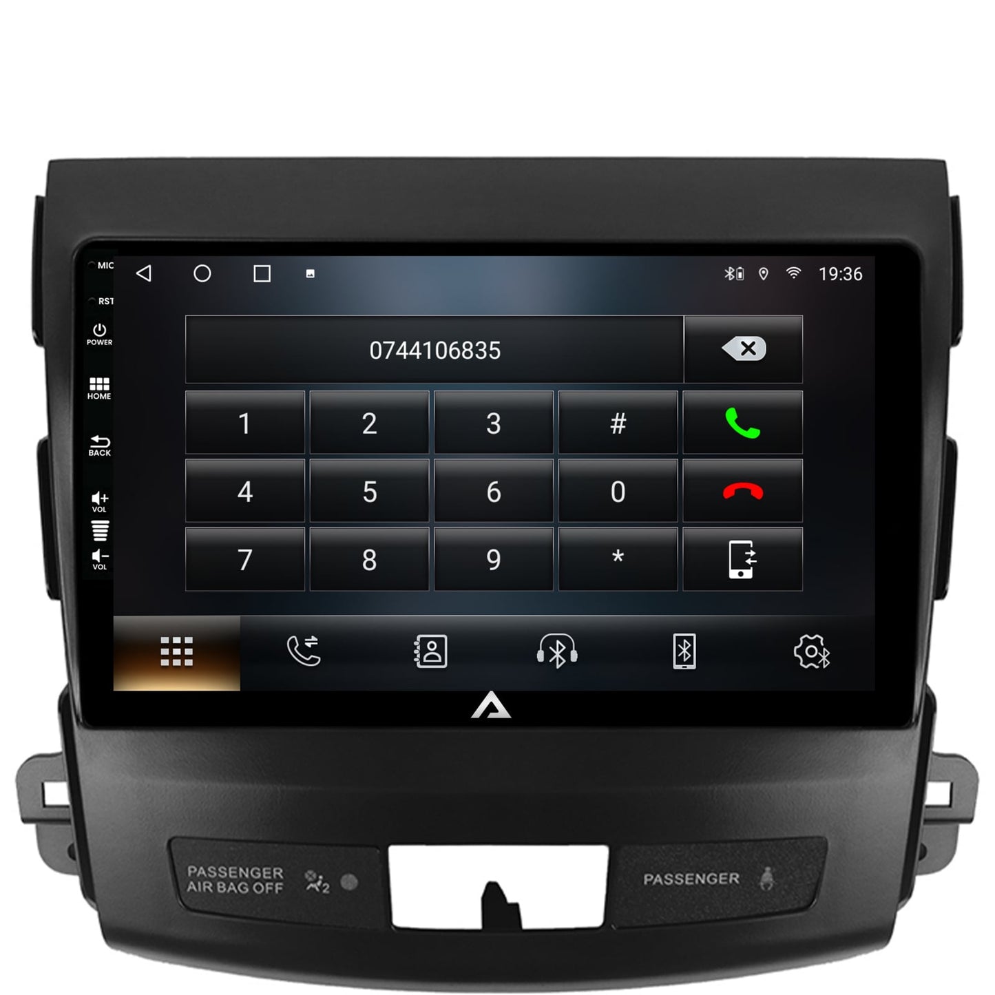 Navigatie Mitstubishi Outlander / Peugeot 4007 / Citroen C-Crosser, Android, A-Octacore / 4GB RAM + 64GB ROM, 9 Inch - AD-BGA9004+AD-BGRKIT276