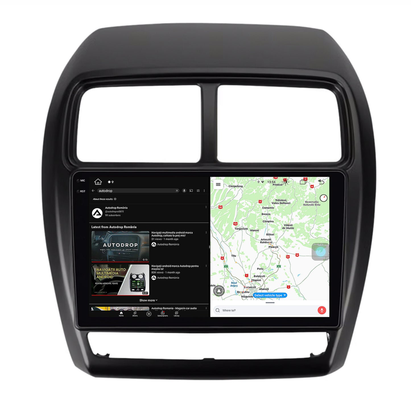 Navigatie Mitsubishi ASX (2016-2019), Android, V-Octacore / 4GB RAM + 64GB ROM, 9.5 Inch - AD-BGV9004+AD-BGRKIT267V2
