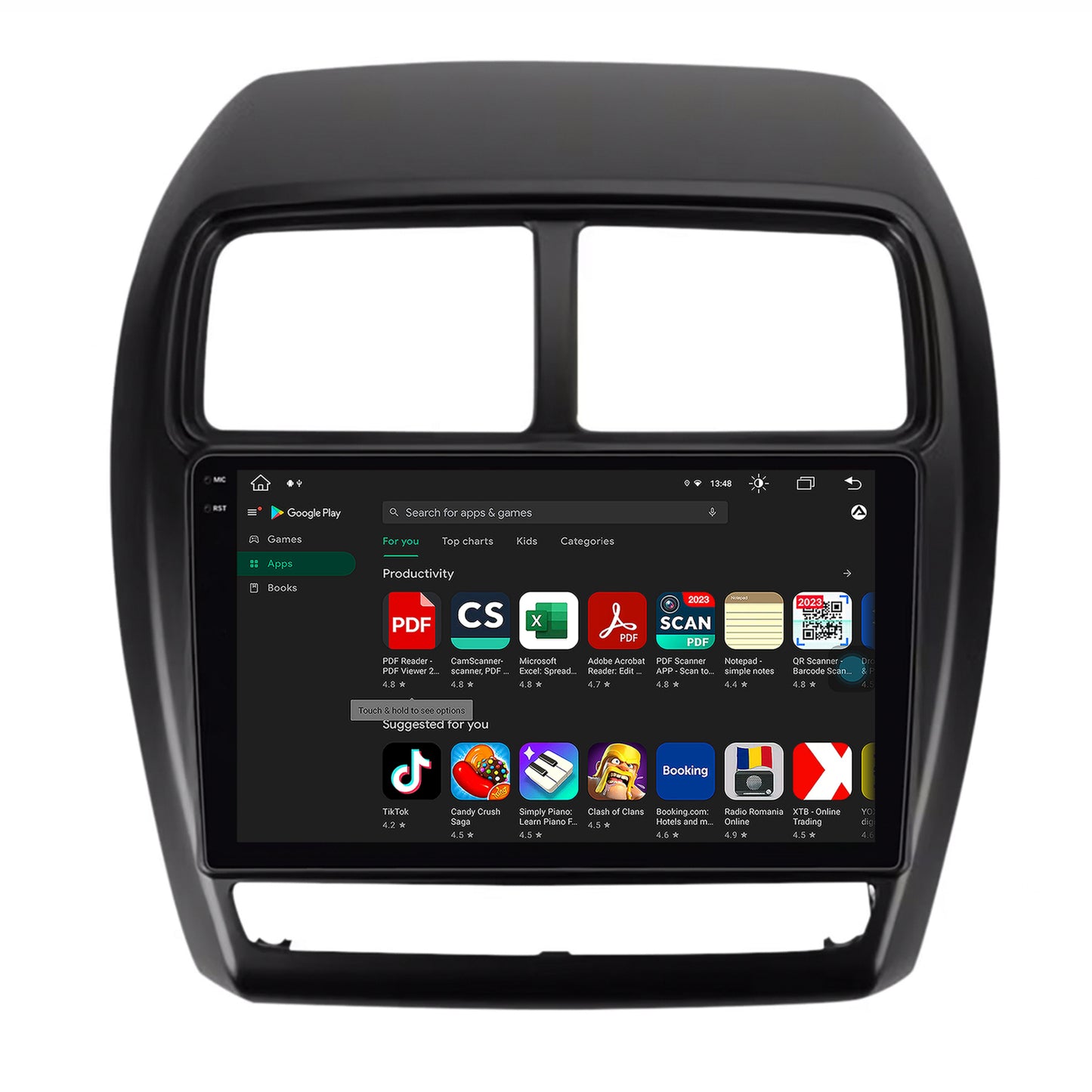 Navigatie Mitsubishi ASX (2016-2019), Android, X-Octacore / 8GB RAM + 256GB ROM, 9.5 Inch - AD-BGX9008+AD-BGRKIT267V2