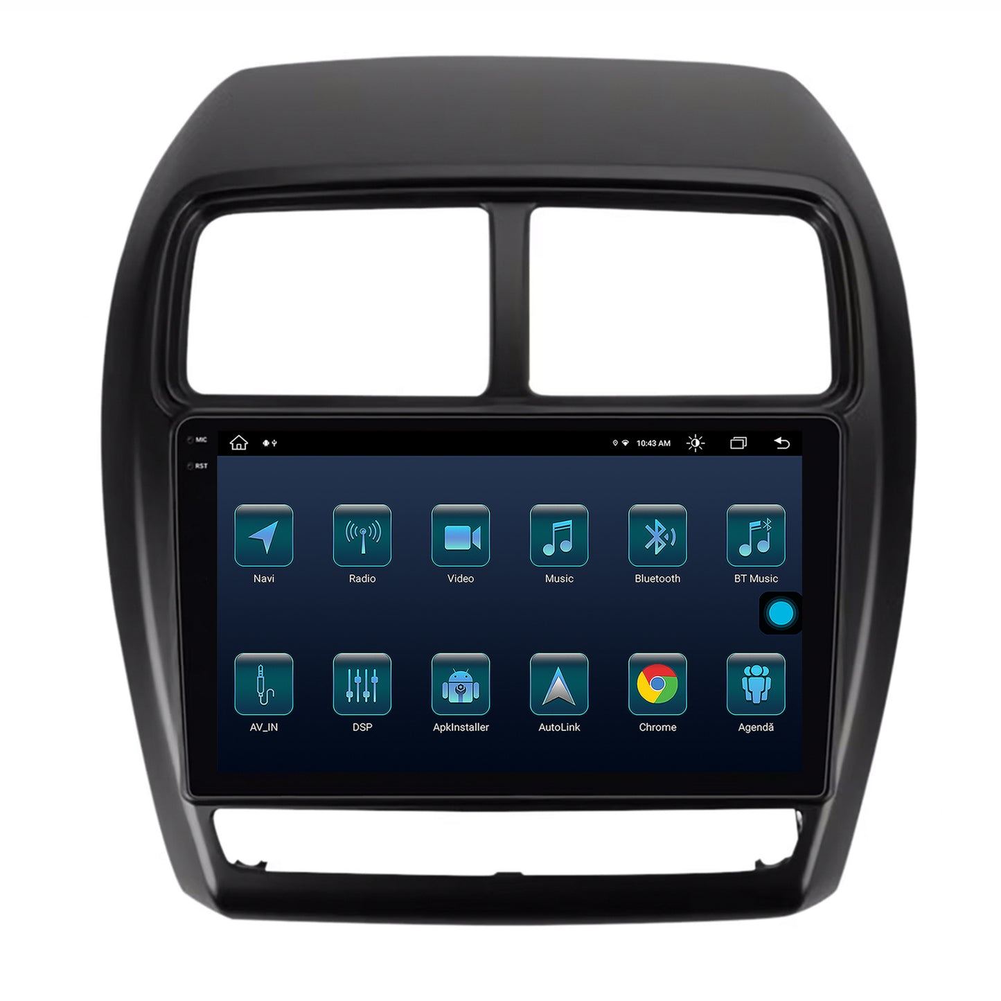 Navigatie Mitsubishi ASX (2016-2019), Android, X-Octacore / 8GB RAM + 256GB ROM, 9.5 Inch - AD-BGX9008+AD-BGRKIT267V2