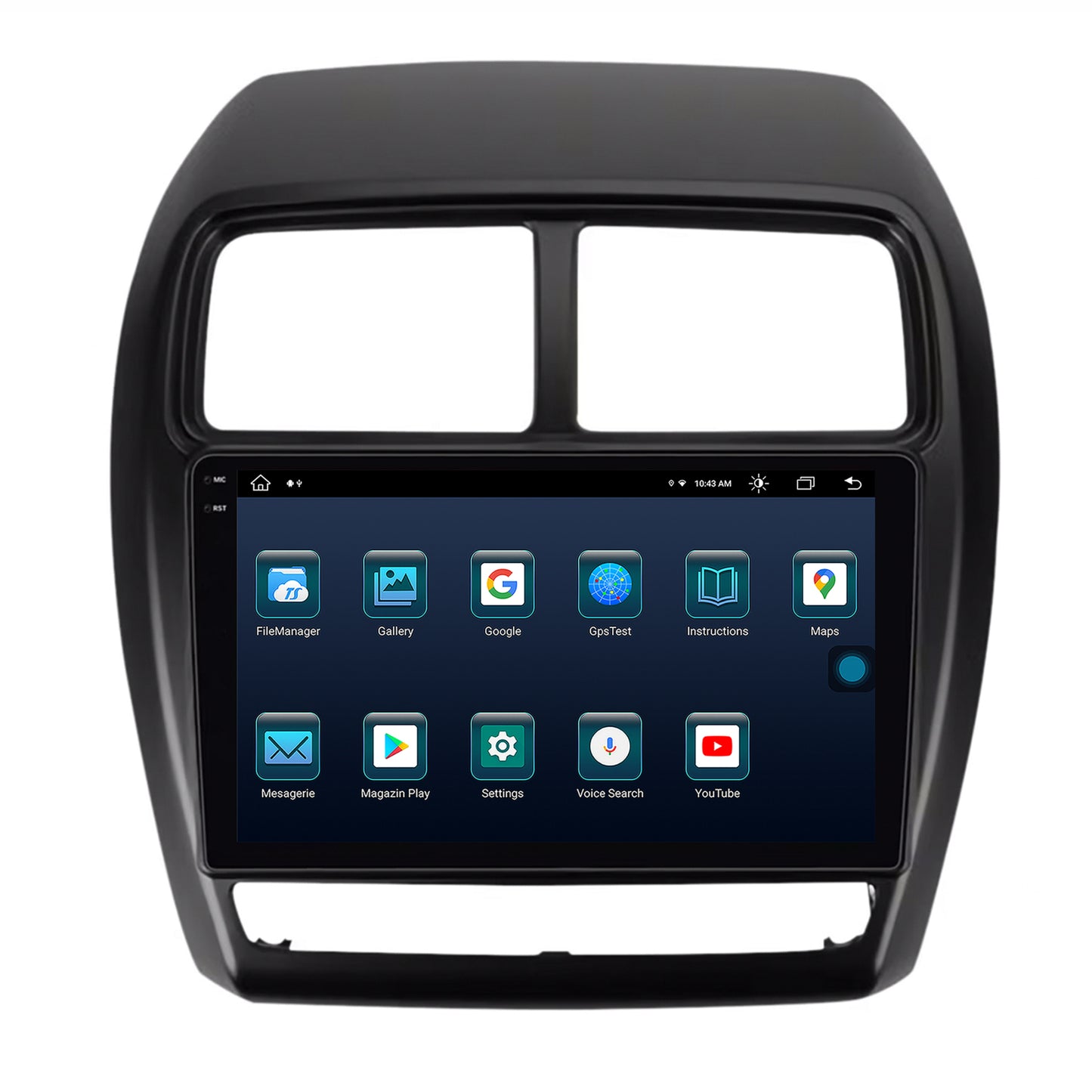 Navigatie Mitsubishi ASX (2016-2019), Android, X-Octacore / 8GB RAM + 256GB ROM, 9.5 Inch - AD-BGX9008+AD-BGRKIT267V2