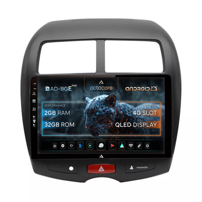 Navigatie Mitsubishi ASX / Peugeot 4008 (2010-2018), Android, E-Octacore / 2GB RAM + 32GB ROM, 10.1 Inch - AD-BGE10002+AD-BGRKIT267
