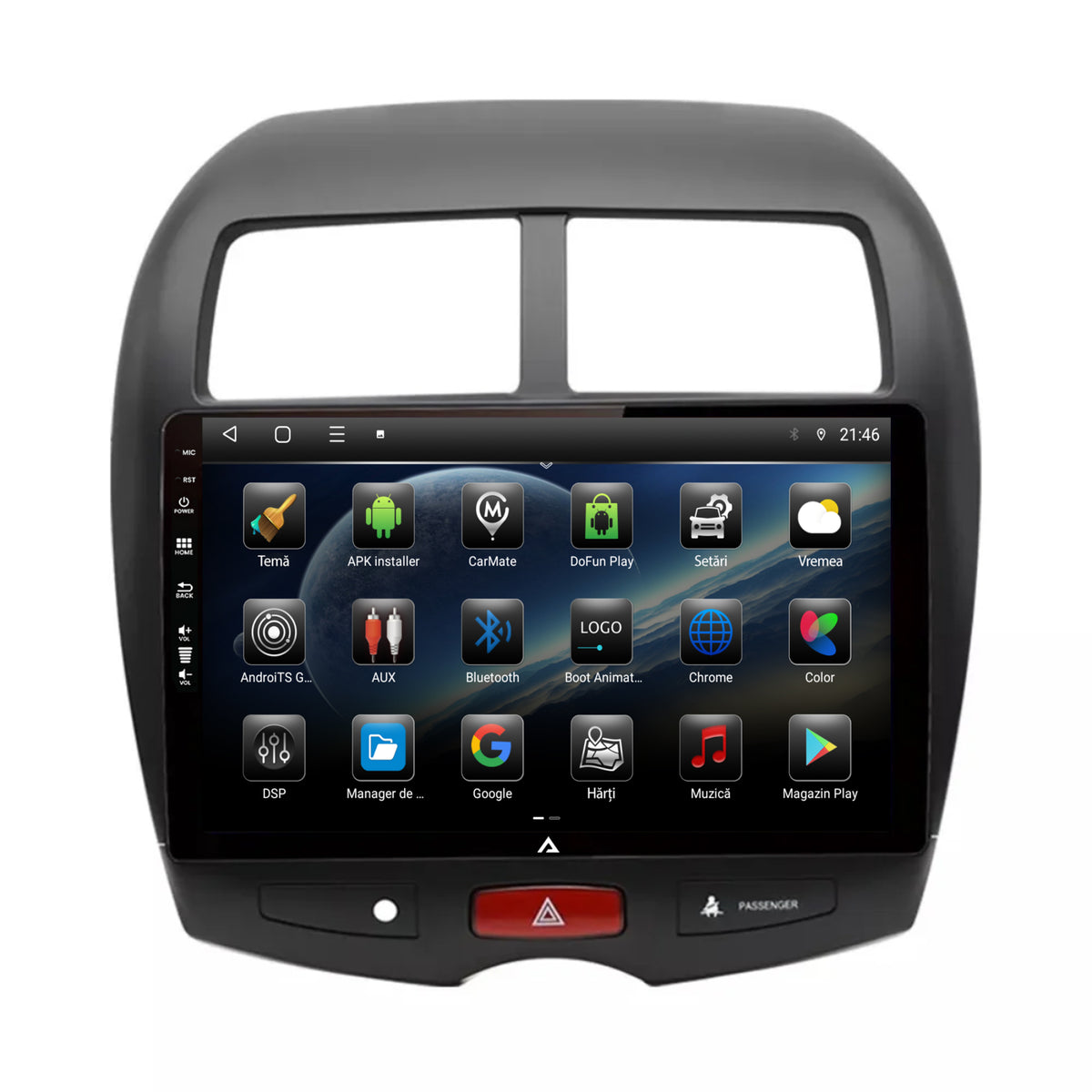 Navigatie Mitsubishi ASX / Peugeot 4008 (2010-2018), Android, E-Octacore / 2GB RAM + 32GB ROM, 10.1 Inch - AD-BGE10002+AD-BGRKIT267