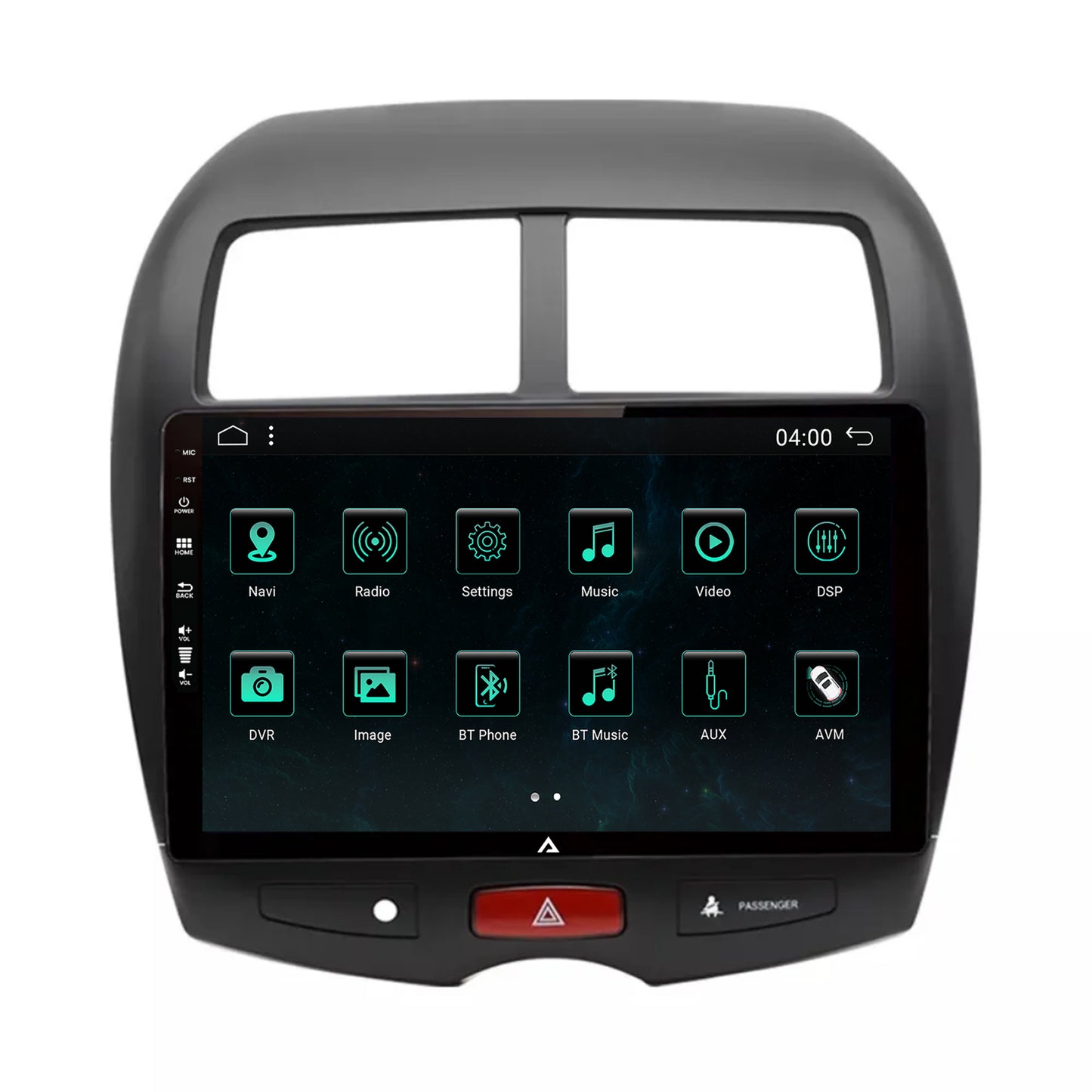 Navigatie Mitsubishi ASX / Peugeot 4008 (2010-2018), Android, A-Octacore / 4GB RAM + 64GB ROM, 10.1 Inch - AD-BGA10004+AD-BGRKIT267