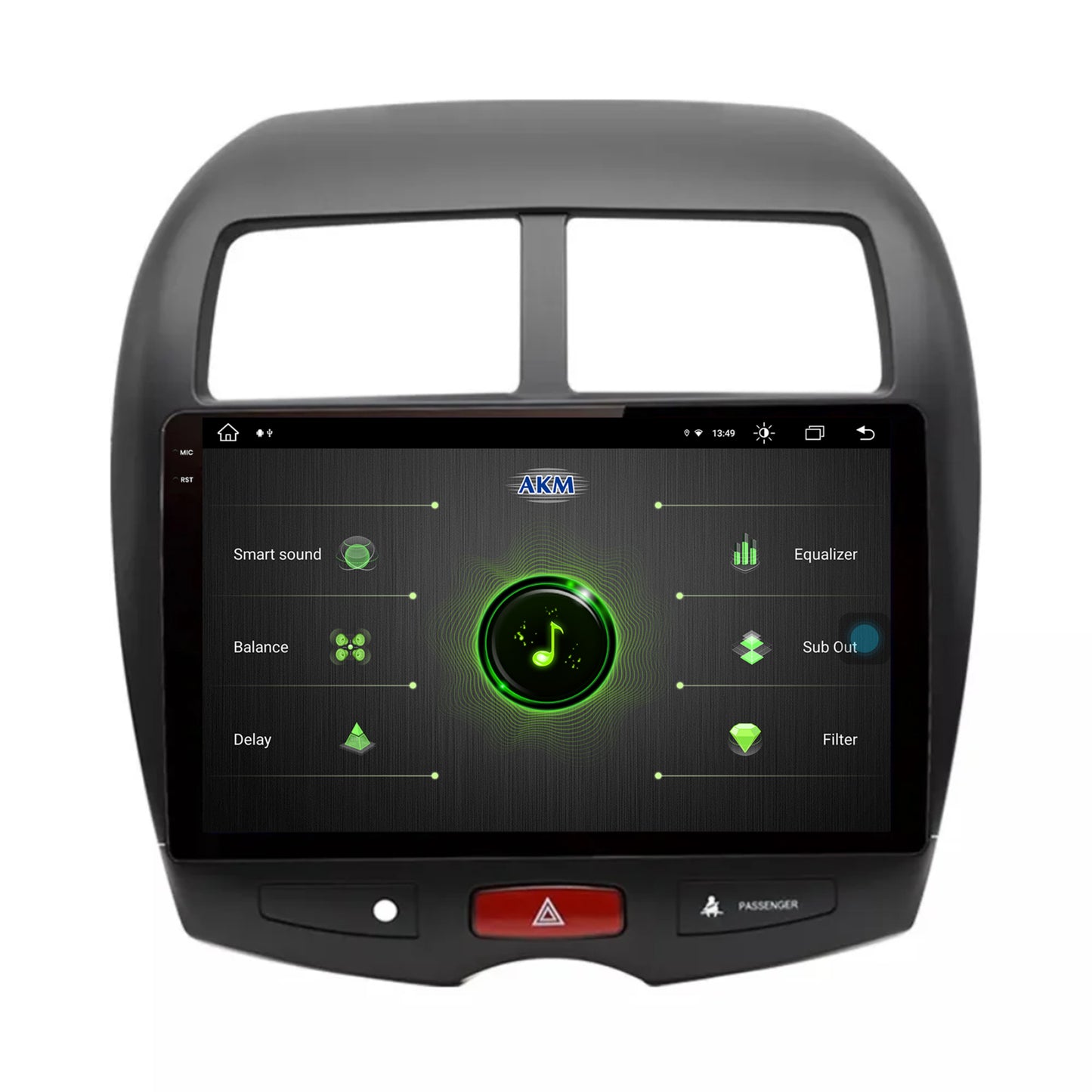 Navigatie Mitsubishi ASX / Peugeot 4008 (2010-2018), Android, V-Octacore / 4GB RAM + 64GB ROM, 10.36 Inch - AD-BGV10004+AD-BGRKIT267