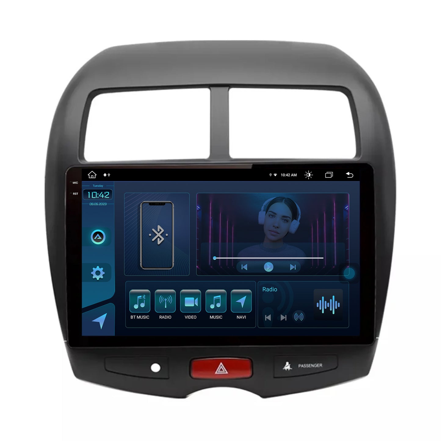 Navigatie Mitsubishi ASX / Peugeot 4008 (2010-2018), Android, X-Octacore / 8GB RAM + 256GB ROM, 10.36 Inch - AD-BGX10008+AD-BGRKIT267