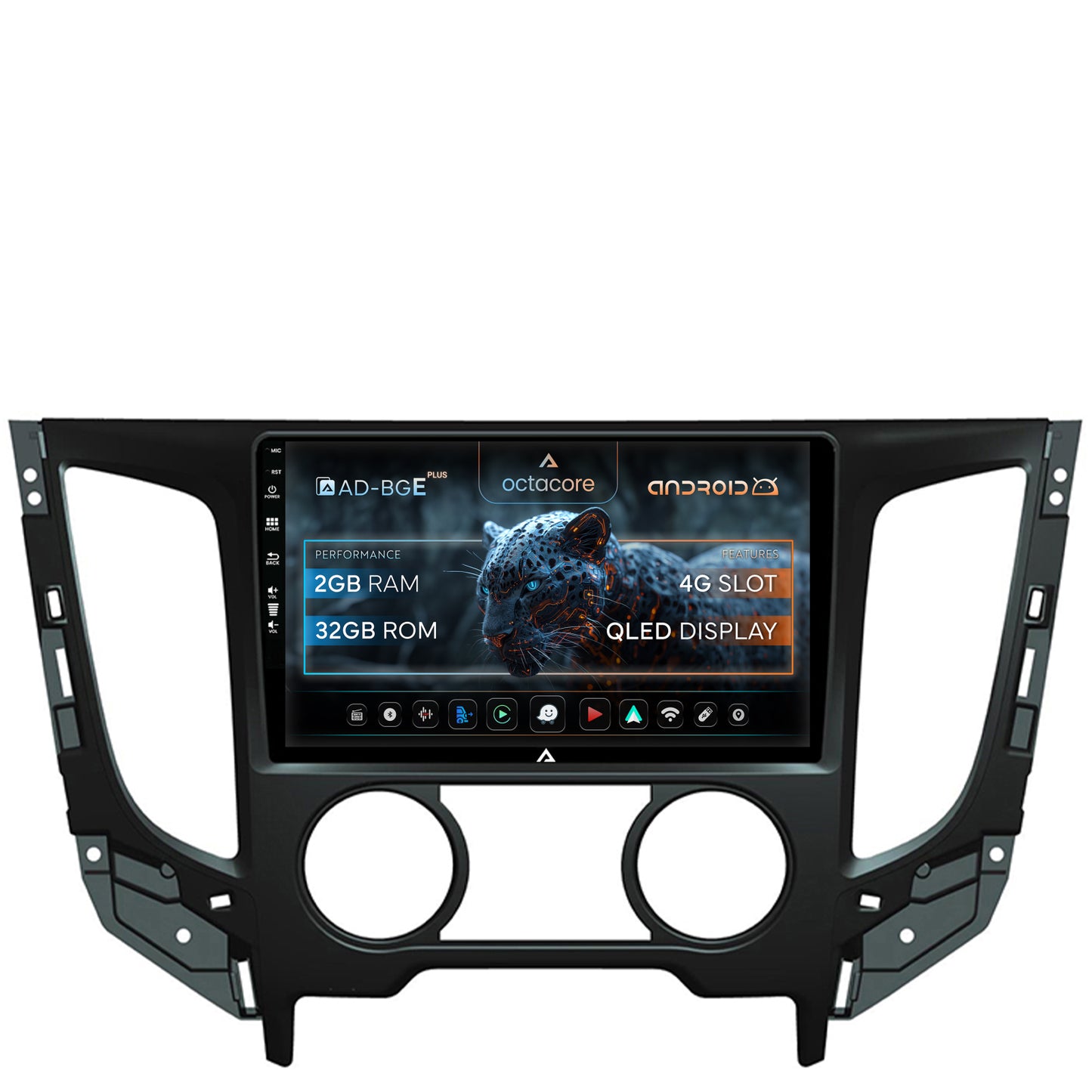 Navigatie Mitsubishi L200 (2014-2020), Android, E-Octacore / 2GB RAM + 32GB ROM, 9 Inch - AD-BGE9002+AD-BGRKIT273