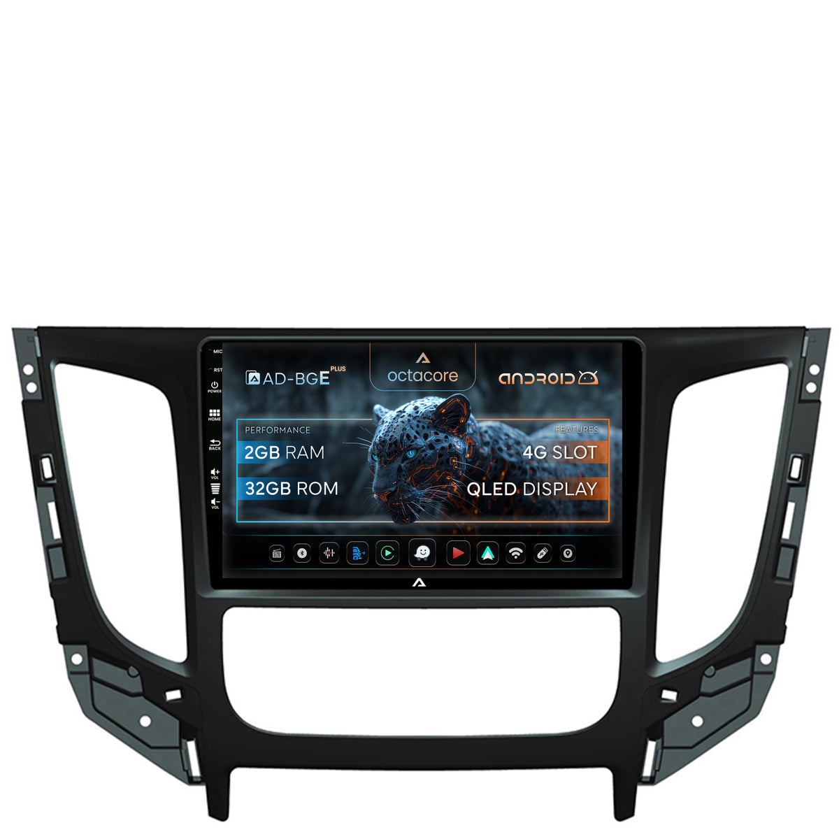 Navigatie Mitsubishi L200 (2014-2020), Android, E-Octacore / 2GB RAM + 32GB ROM, 9 Inch - AD-BGE9002+AD-BGRKIT274